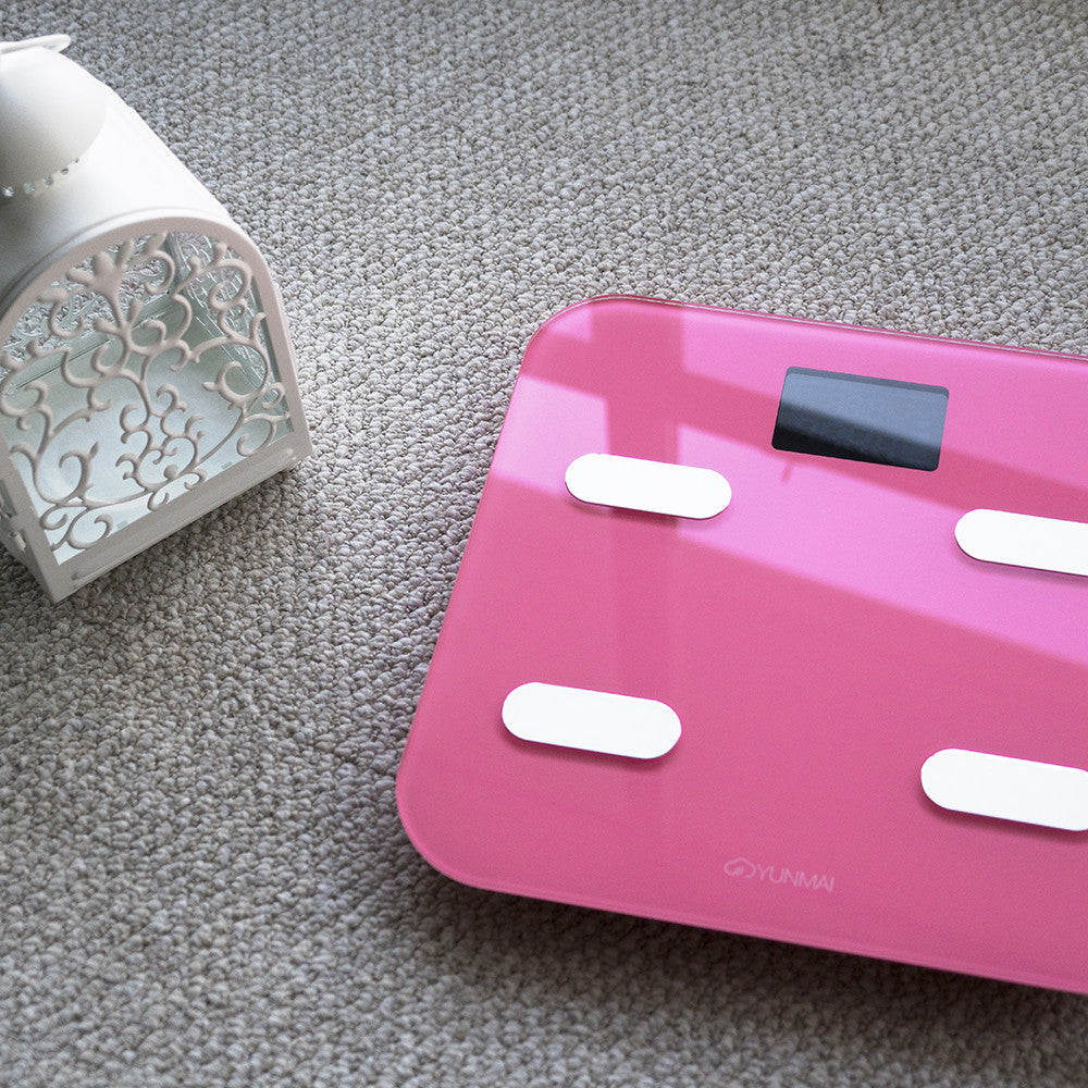 Yunmai Mini Bluetooth Smart Bathroom Scale - Pink